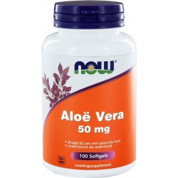 Now Foods - Aloë Vera Concentraat 50 mg - 100 Softgels