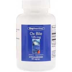 Ox Bile 125 mg 180 Vegicaps - Allergy Research Group