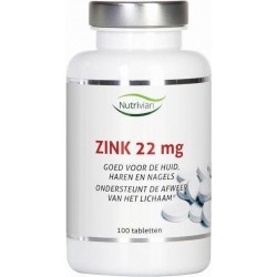 NUTRIVIAN ZINKMETHIONINE 22MG