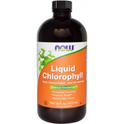 Now Foods, Liquid Chlorophyll, Mint Flavor, 16 fl oz (473 ml)