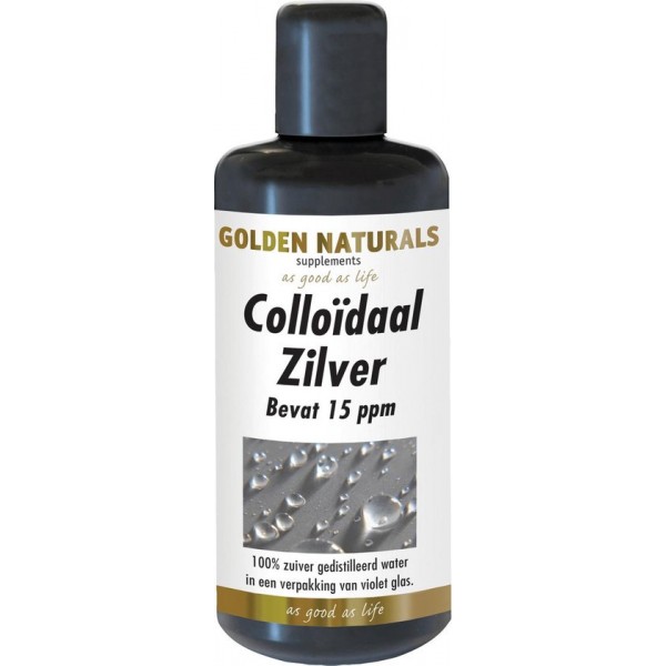 Golden Naturals Colloïdaal Zilver (200 milliliter)