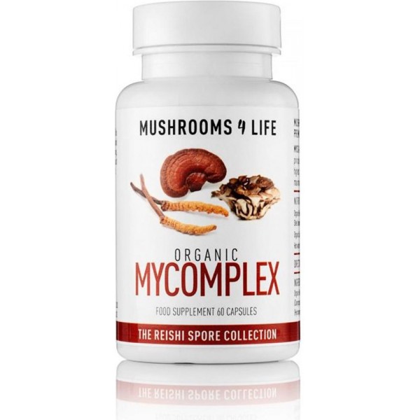 Mushrooms4Life / MyComplex Paddestoel Biologisch – 60 caps