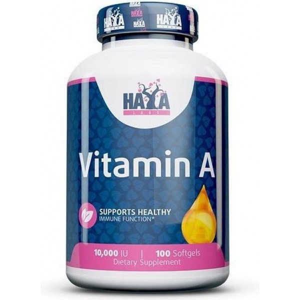 Vitamin A 10000IU Haya Labs 100softgels