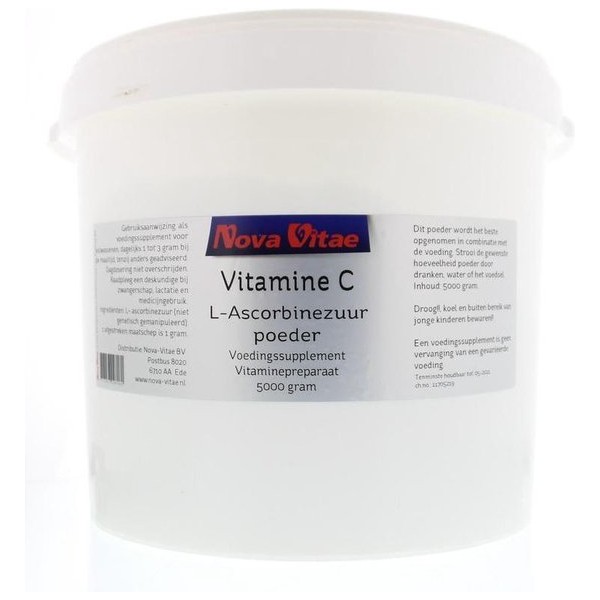 Nova Vitae Vitamine C Poeder Ascorbinezuur - 5000 gr