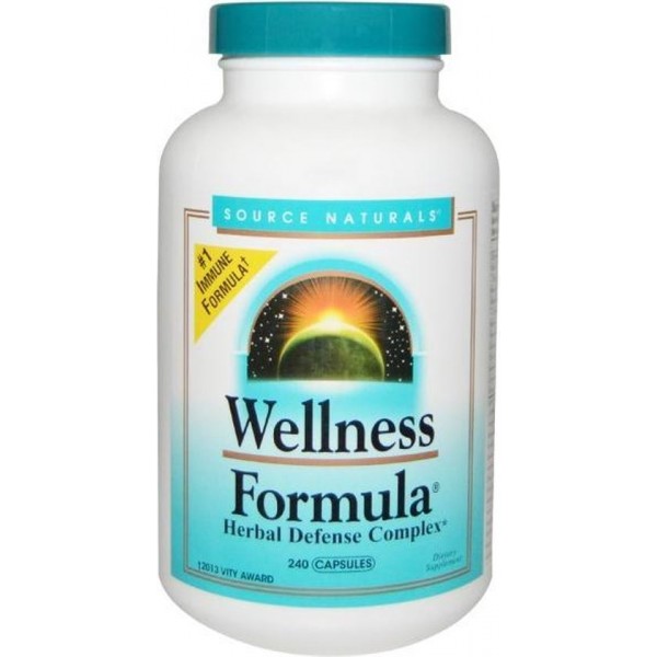 Wellness Formula- Herbal Defense Complex (240 capsules) - Source Naturals