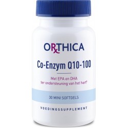 Orthica Co-Enzym Q10-100 Enzymen - 30 Softgels