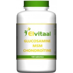 Elvitaal Glucosamine Msm Chrondroïtine 180 tab