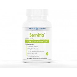 ArthurAndrew AAM SERRETIA, PURE SERRAPEPTASE - 500MG – 60 capsules