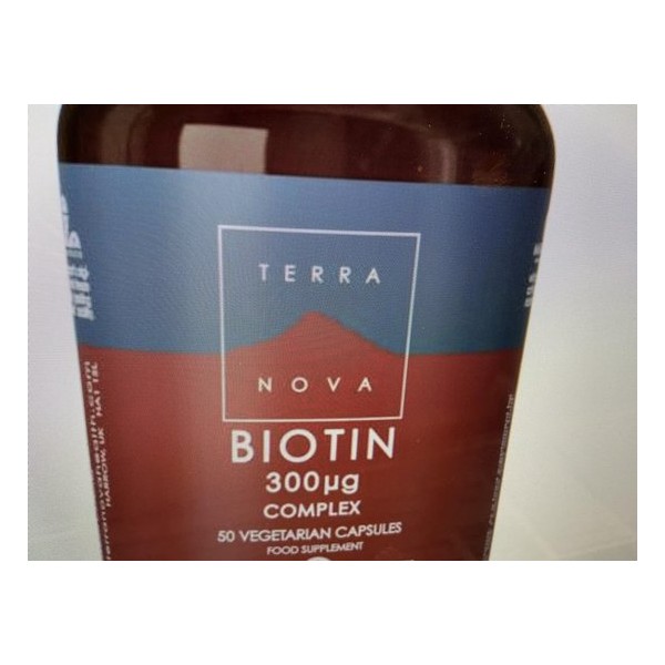 Terranova Biotin 300 mcg complex Inhoud: 50 capsules