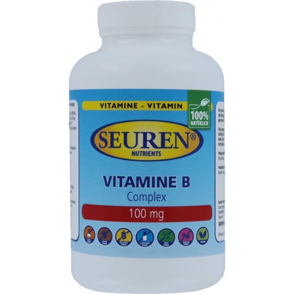 Seuren Nutrients Vitamine B Complex 100 mg 100 Tabletten