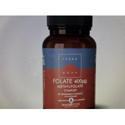 Terranova Folaat 400 mcg complex Inhoud: 50 capsules