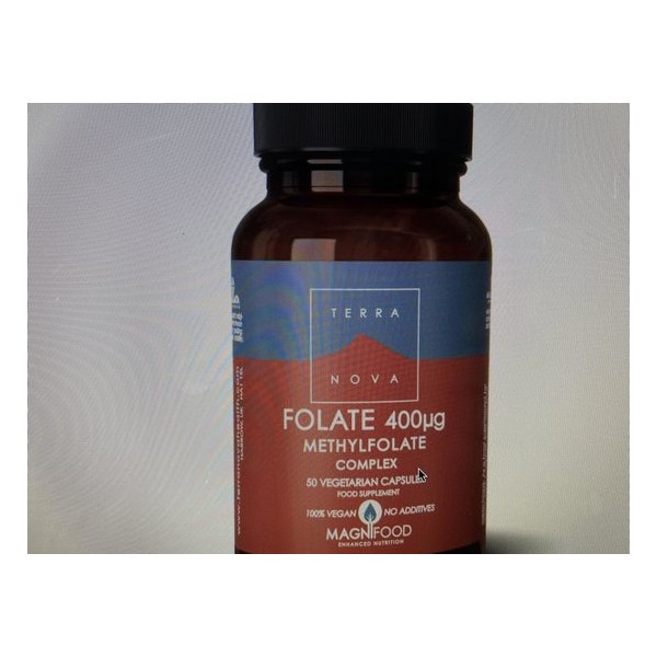 Terranova Folaat 400 mcg complex Inhoud: 50 capsules