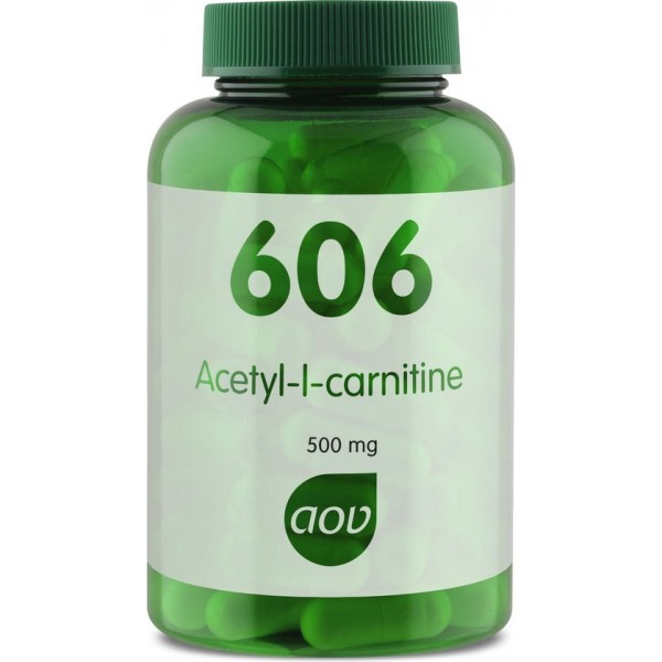 AOV 606 Acetyl-L-carnitine (500 mg) -  90 vegacaps - Aminozuren - Voedingssupplementen