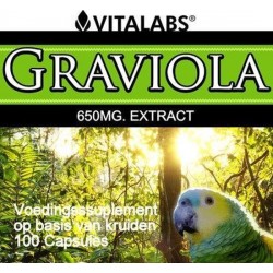 Graviola 650 mg Extract - 100 Capsules