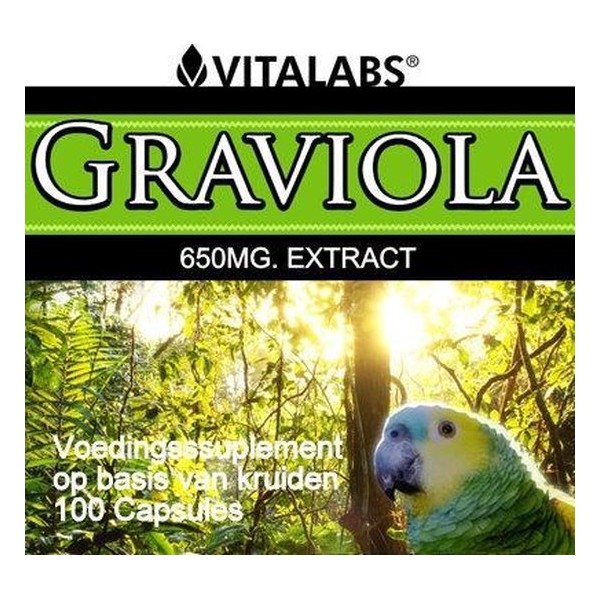 Graviola 650 mg Extract - 100 Capsules