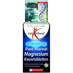 Lucovitaal - Marine Magnesium Kauwtabletten - 30 kauwtabletten - Voedingssupplement