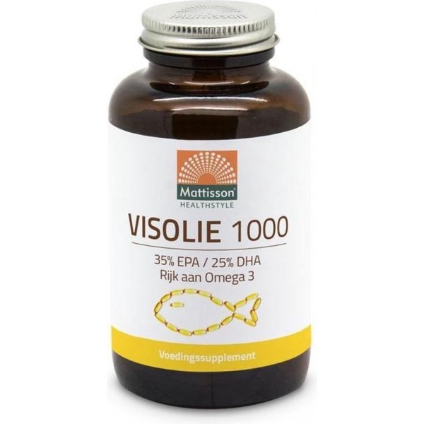 Mattisson Voedingssupplementen Mattisson Absolute visolie 1000mg 35/25 90cap