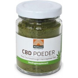 Mattisson - CBD poeder RAW gevriesdroogd hennepblad sap - 20 gram