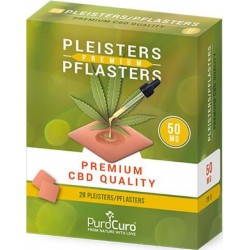 PuroCuro Premium CBD pleisters - 50mg (28 stuks) - ACTIE!