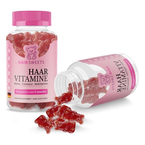 HairSweets Haar Vitamines Hair Vitamins - 120 gummies voor 4 Maanden