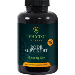 Rode gist rijst & 100 mg Q10 voordeelverpakking 180 capsules