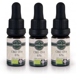 Biologische CBD Olie 6% - 1800mg CBD | 3 flesjes (30ml)