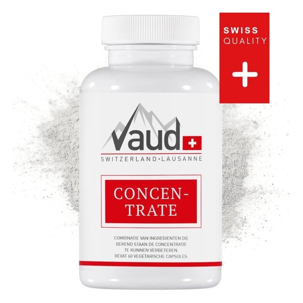 Vaud | Concentrate | Concentratie pil | 60 vegetarische capsules | Studeerpil | Concentratiepil