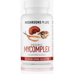 MUSHROOMS4LIFE / REISHI MYCOMPLEX PADDESTOEL BIOLOGISCH – 60 CAPS