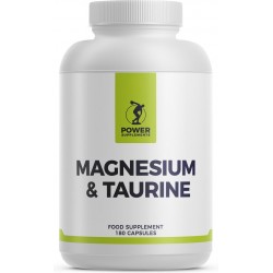 Power Supplements - Magnesium en Taurine - 180 caps