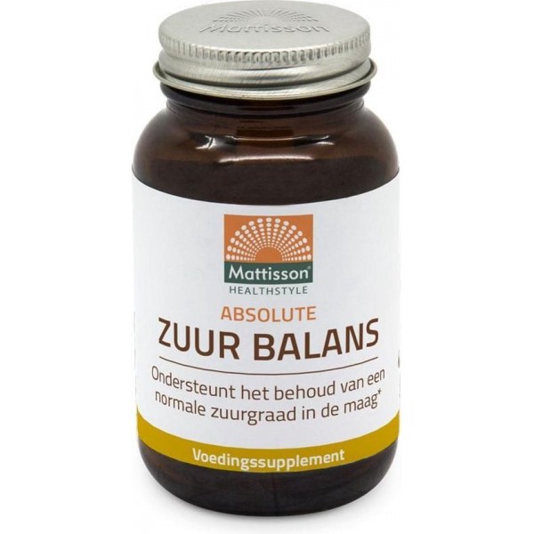 Mattisson / Absolute Zuur Balans Rode Zeealg – Gastric Acid Balance Red Sea-Algae - 60 tabletten