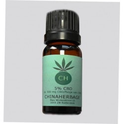 CBD Olie 5% Chinaherbage - 10 ml