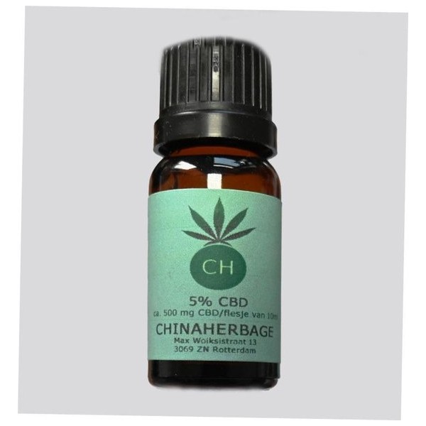 CBD Olie 5% Chinaherbage - 10 ml