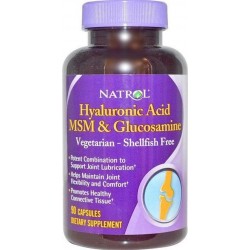 Natrol Hyaluronzuur MSM & Glucosamine - 90 Capsules - Voedingssupplement