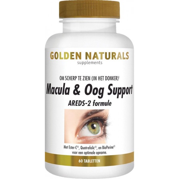 Golden Naturals Macula & Oog Support (60 tabletten)