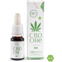 CBD Olie - 6% Oil 10ml, CBD Sativa