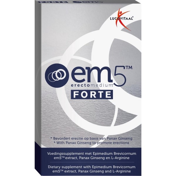 Lucovitaal EM5 Erectomedium Forte - 6 capsules - Voedingssupplementen