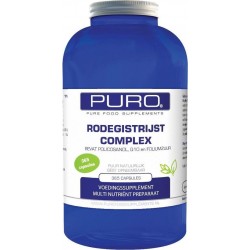 Puro Rode Gist Rijst Complex voordeelpot 365 capsules