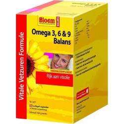 Bloem Omega 3, 6 & 9 Balans - 96 Capsules - Visolie - Voedingssupplement