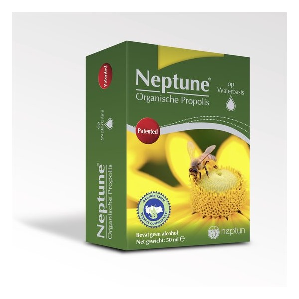 Neptune BIO Organische Propolis Druppels 50 ml (Alcoholvrij)