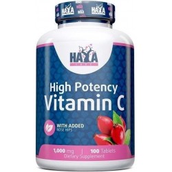 Vitamin C With 1000mg Rose Hips Haya Labs 100tabl