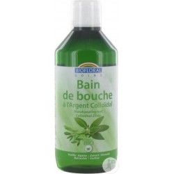 Biofloral mondspoeling met colloïdaal zilver organic 500ml