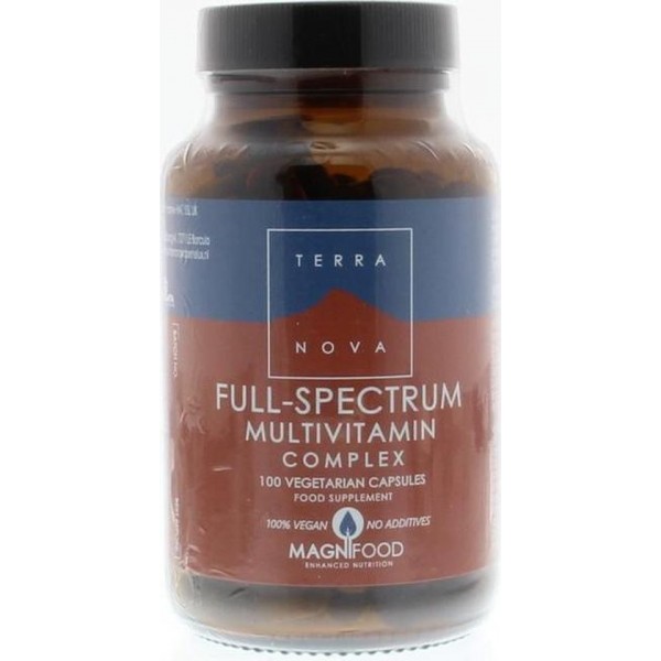 Terranova Full-spectrum multivitaminen complex Inhoud: 100 capsules