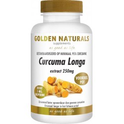 Golden Naturals Curcuma Longa (180 veganistische capsules)