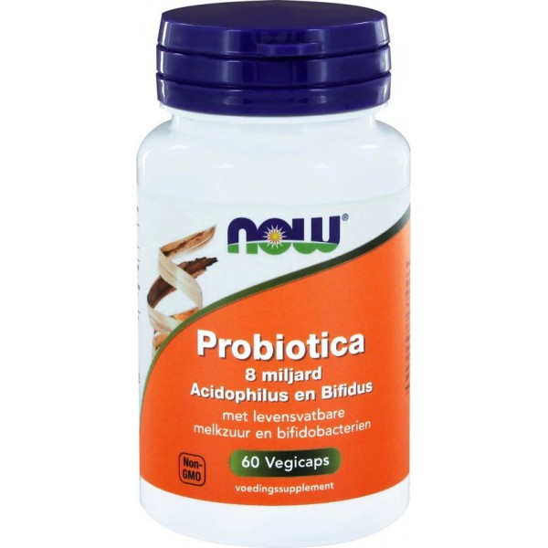 Now Foods - Probiotica 8 Miljard Acidophilus & Bifidus - 60 Vegicaps