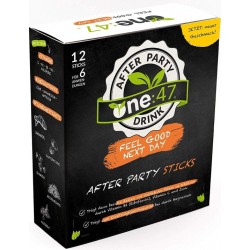 one:47 ® After Party Sticks | 12 anti kater poeder | feel good next day | De originele beschermde formule One 47