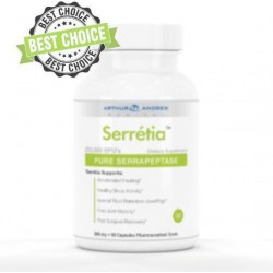 ArthurAndrew AAM SERRETIA, PURE SERRAPEPTASE - 500MG 250.000 SPU – 90 capsules