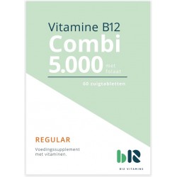 B12 Combi 5000 Mcg Met Folaat - 60 Tabletten