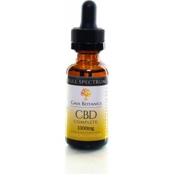 CBD Olie Sport van Gaia Botanics 30 Ml | volledig spectrum in MCT Olie | 1500Mg | Limoen Gember | 5%