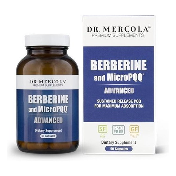 Berberine & MicroPQQ Advanced (90 capsules) - Dr Mercola