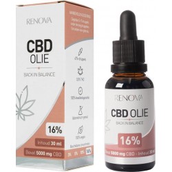 Renova CBD olie 16% 30ml - 5000mg CBD